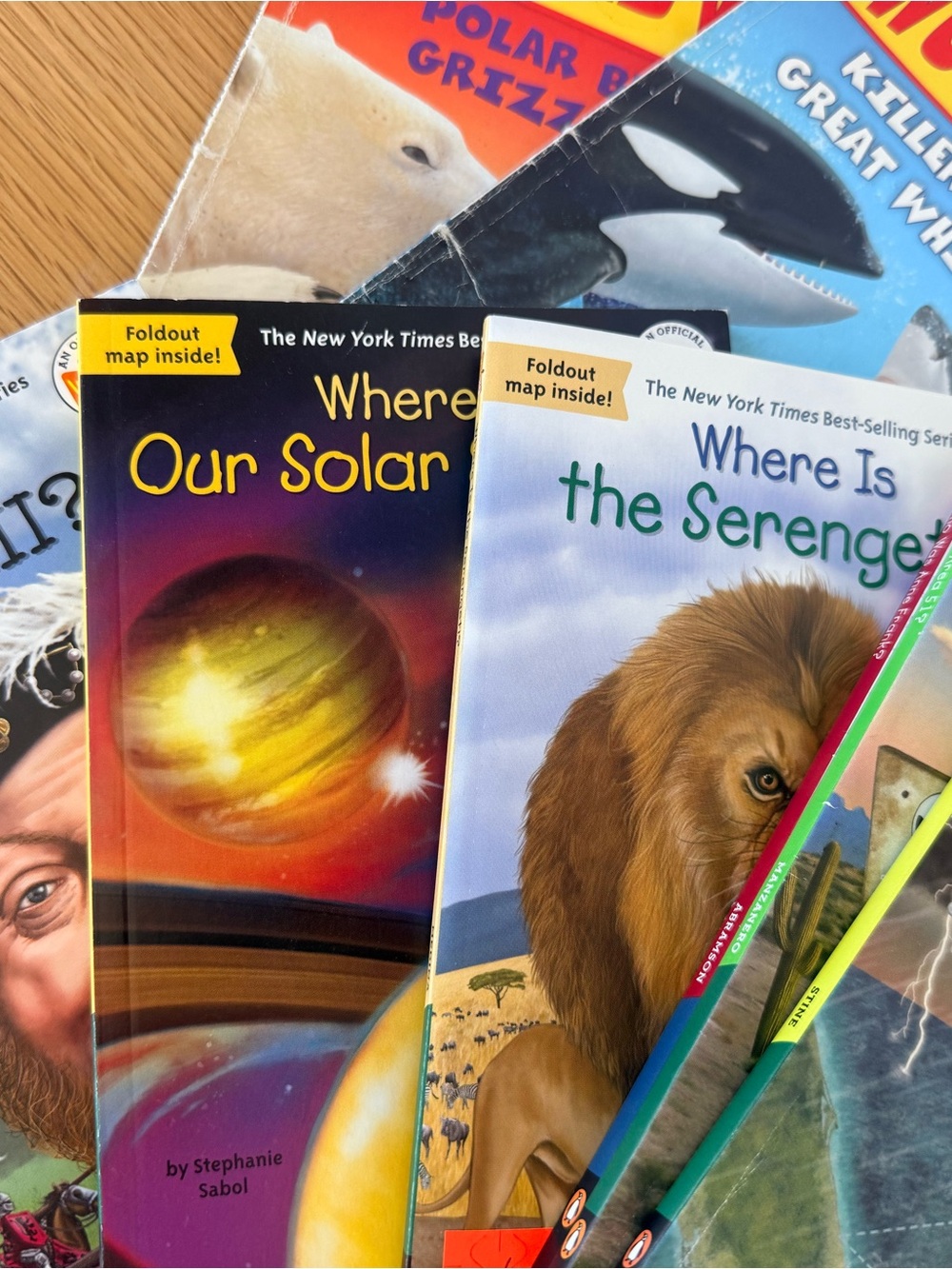 Kids Collection of Who Is/Who Was & Who Would Win Books - total of 12